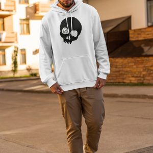man, model, hoodie